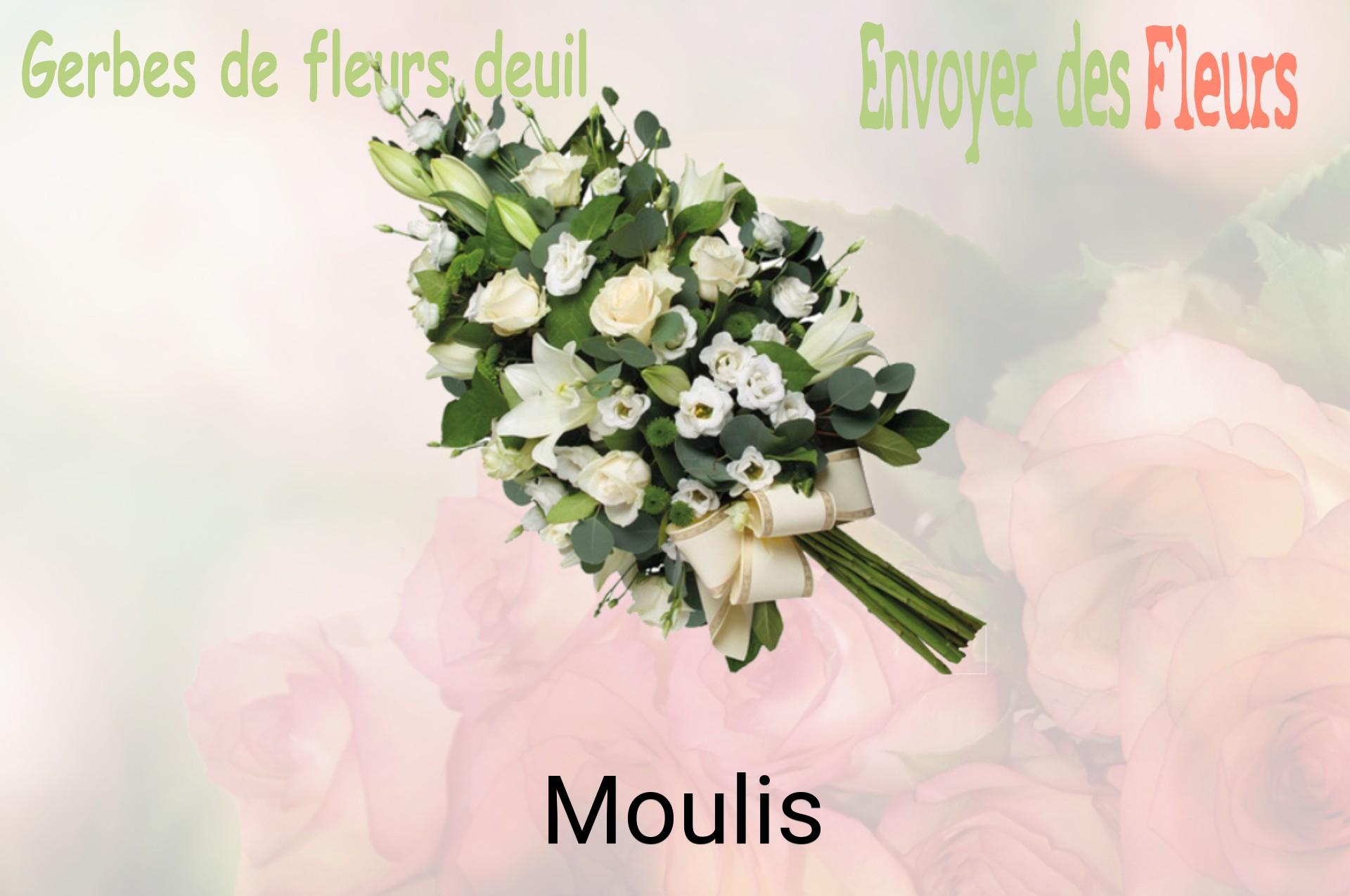 Gerbe de fleurs de deuil livrée à Moulis